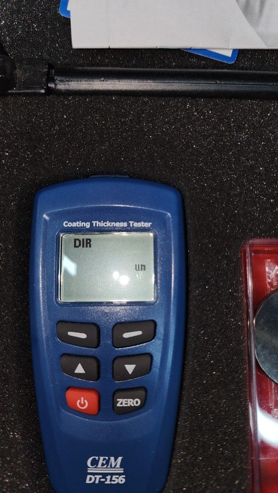 Paint and metal gauge
