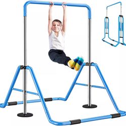 Lilypelle Pro-Gymnastics Bars Kids Kip Training Bars for home, Folding Horizontal Bars with Adjustable Height, Practice Bar Gymnastic for Kids