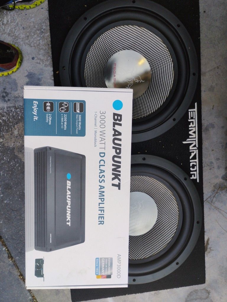212 In Subwoofers With Amplifier Package Deal