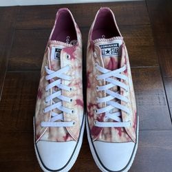 Converse Chuck Taylor All Star Tie-Dye Low Top Men’s Size 13 Red Cedar/