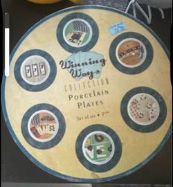 Collectible -- Winning Ways Collection Porcelain Plates