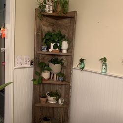 Rustic Corner Shelf