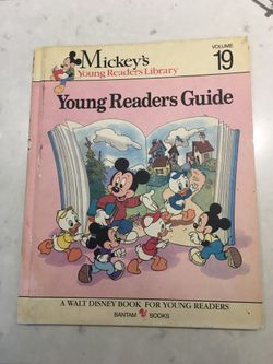 Vintage Young Reader's Guide- Mickey's Young Reader's Library Hardcover