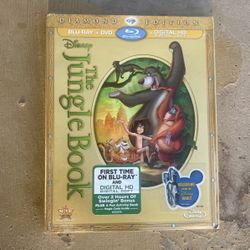 Disney The Jungle Book Blu-ray DVD Digital Copy New