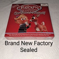Brand New Factory Sealed Rudolph The Red-Nosed Reindeer Christmas Journey Board Game