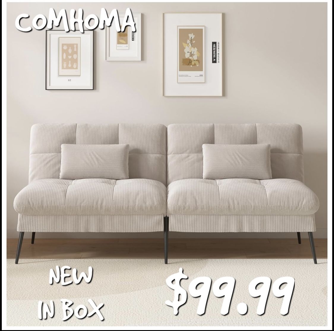 COMHOMA FUTON SOFA BED NEW