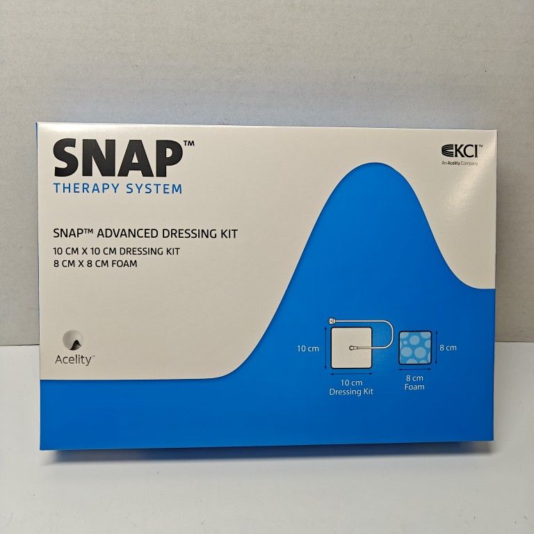 SNAP Therapy System Advanced Dressing Kit 10x10cm Dressing And foam .