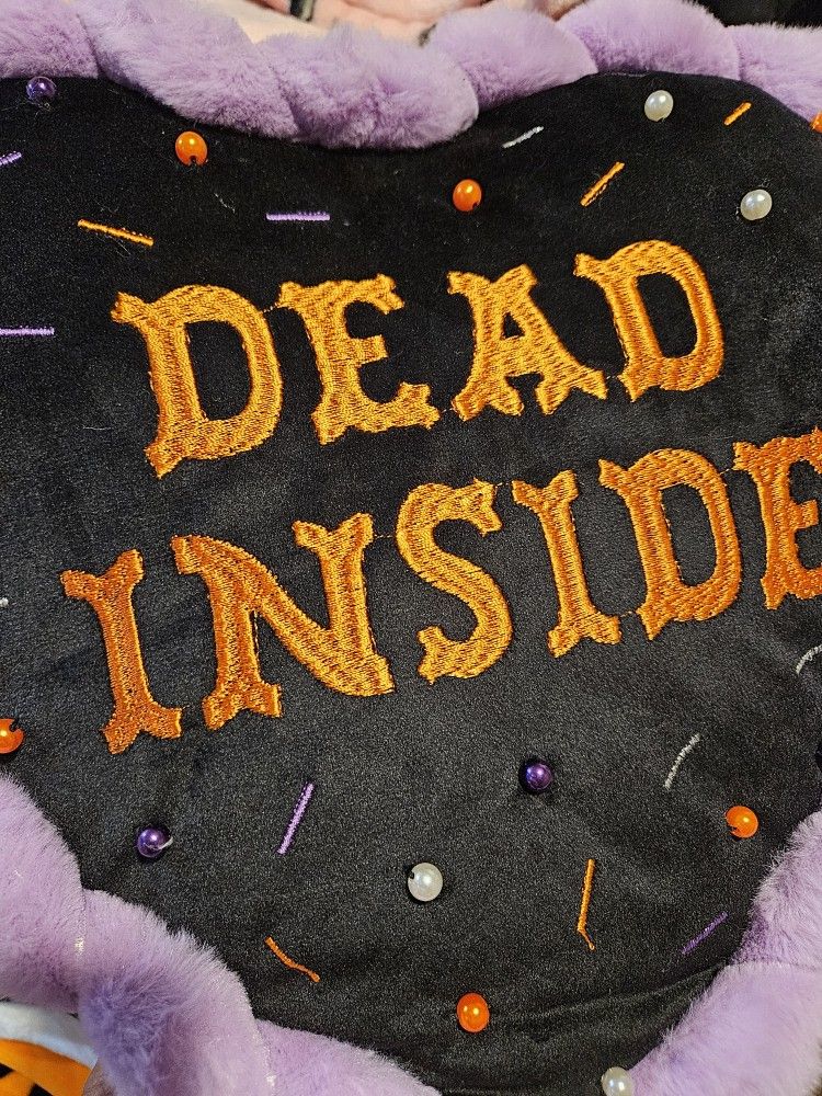 Dead Inside Decor Pillow
