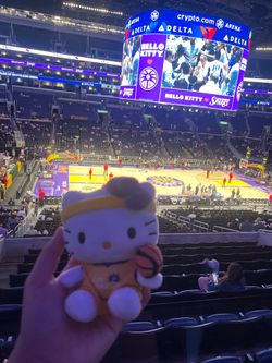 Hello Kitty LA Sparks Plush Keychain