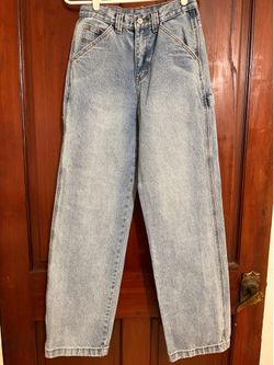 J Galt wide leg carpenter women jeans, Size S