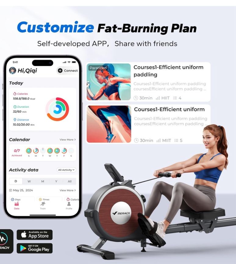 Merach Magnetic Rowing Machine Model: MR-Q1S