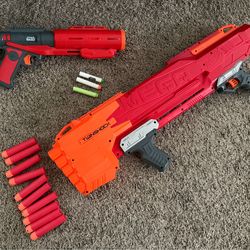 Twinshock MEGA Nerf Gun and Star Wars Rogue One Nerf Imperial Death Trooper Deluxe Blaster - 2 Guns, Great Price