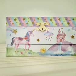 Unicorn Musical Jewelry Box – Kids Jewelry Organizer