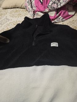 Men's warm pull over jacket