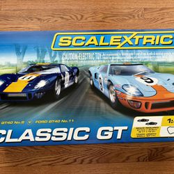 New Scalextric Classic GT Slot Car Track 1:32 