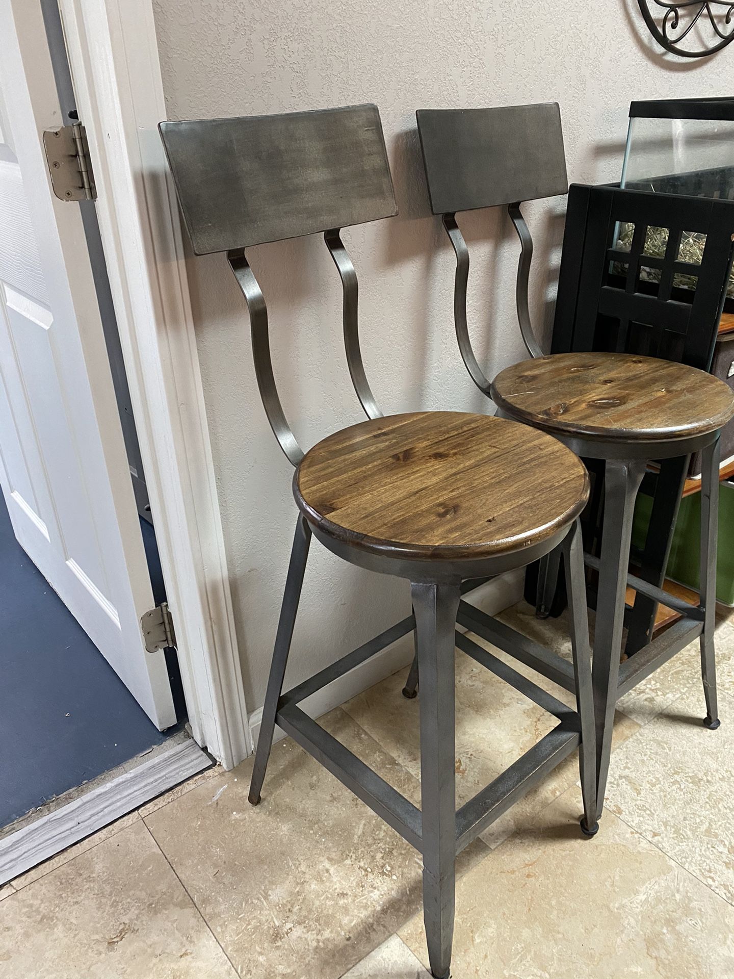 World Market Countertop / Bar Stools Set of 2