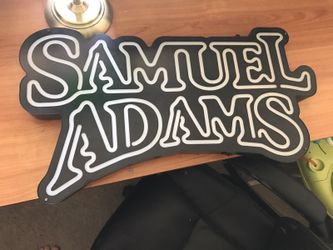 Light up beer sign.