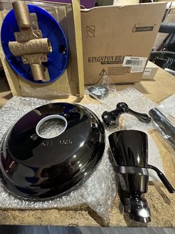 Styling Onyx Black Shower head and valve