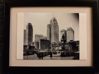 VINTAGE DOWNTOWN DETROIT PICTURE