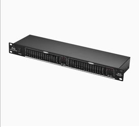 Audio Equalizer EQ-215 Dual Channel 15-Band Equalizer 1U Rack Mount 2-channel Stereo Graphic Equalizer Stereo Equalizer Graphic Equalizer