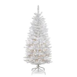 4.5’ White pre-lit Tree
