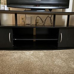 Black TV Stand 