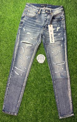 Purple jeans