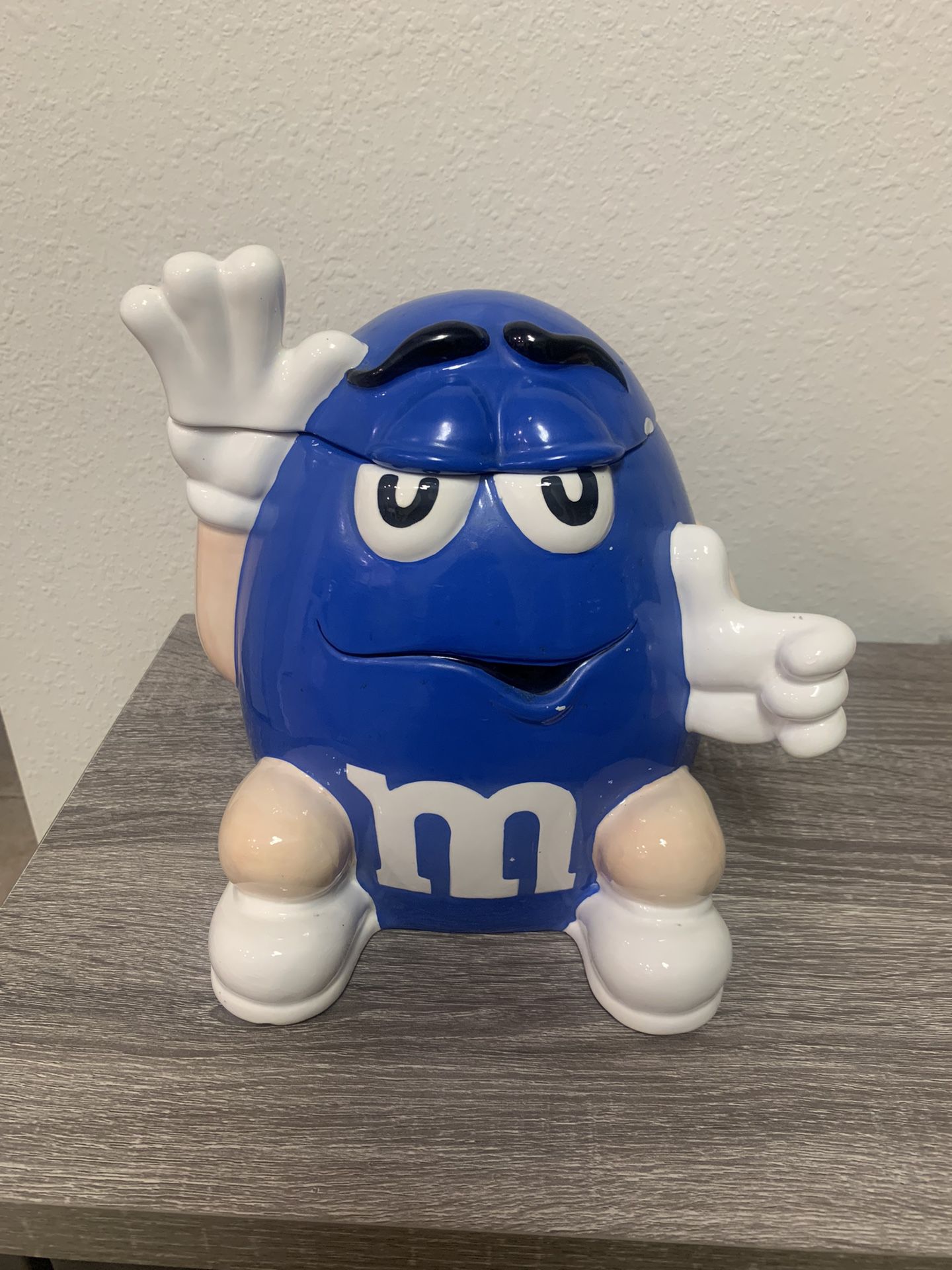 M&Ms Cookie Jar Blue Character