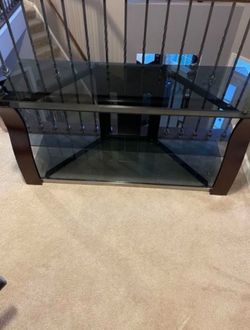 Glass TV Stand (Holds Up To 60 Inch Tv)