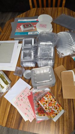 Box & bags for desserts,  cookies.
Dessert Supplies.  Cajas y bolsas para empaquetar postres