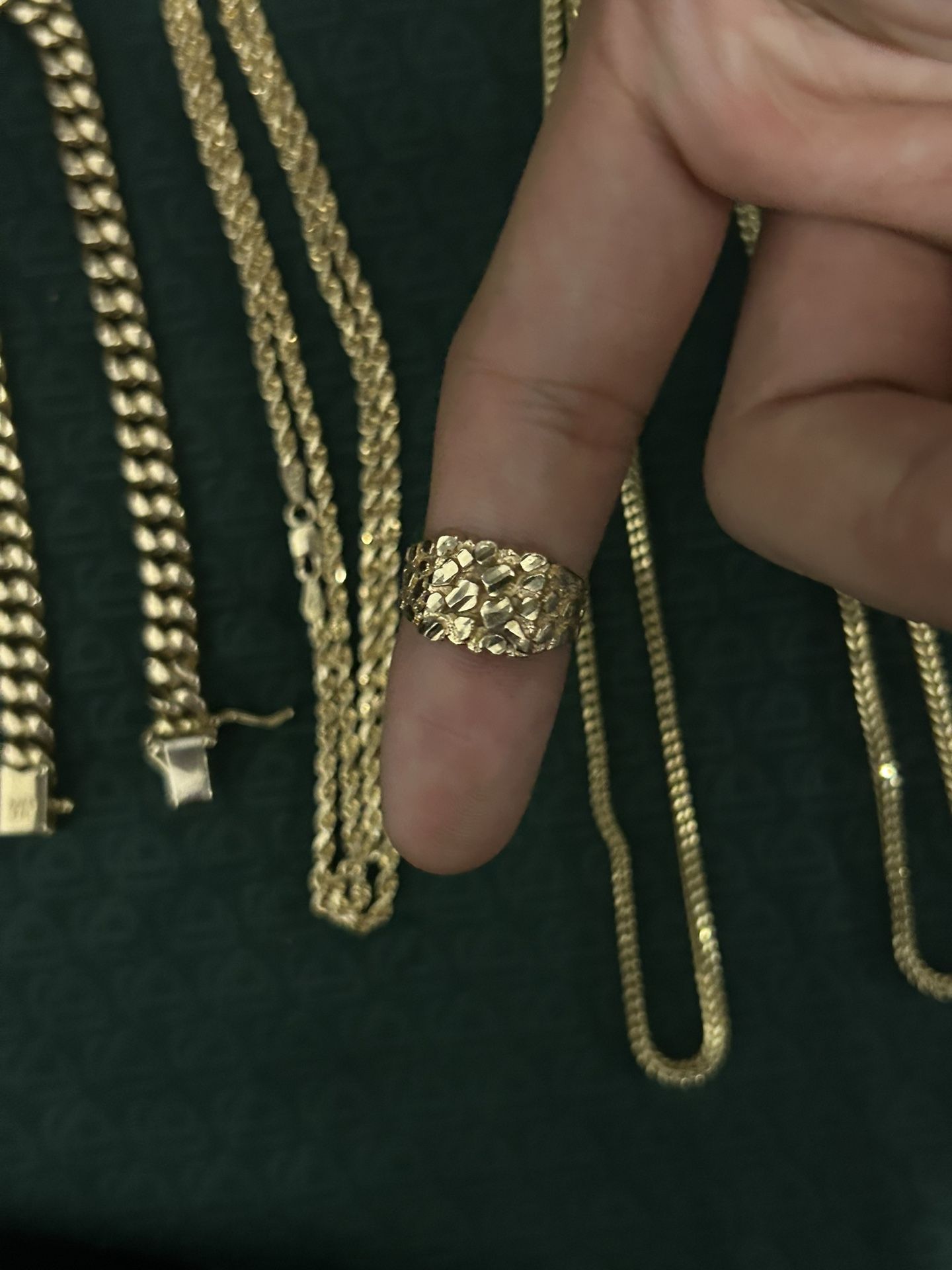 10k Nugget Ring