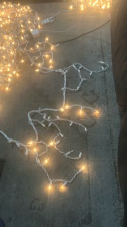 $5 icicle lights. 50ft long. Cheap good deal! Just don’t want them anymore must go.