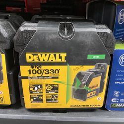 Dewalt 100/300 Self Leveling Cross Line Laser 