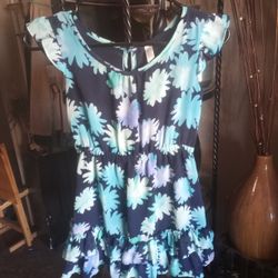 Girls short sleeve  Summer Dress Size 10-12
