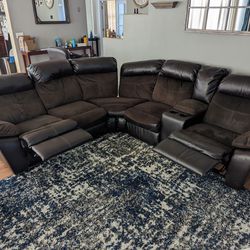 Ashley Furniture Dual Recliner Sectional