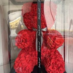 Oversized Rose Bear