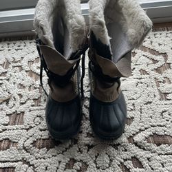 Kids Sorel Boots with  Lining Sz 1