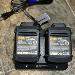 Worx Battery And Charger 