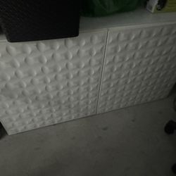 Large White Credenza 