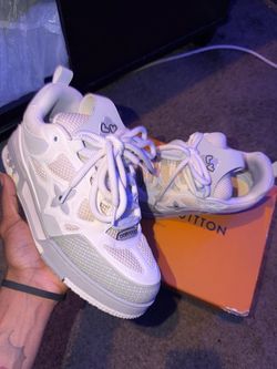 LV Skate Sneakers White & Grey