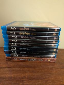 Harry Potter Blu-ray Movies Complete Set plus Fantastic Beasts