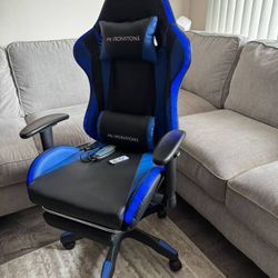 RGB Gaming Chair with build in speakers and massage