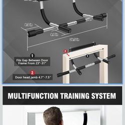 Ally Peaks Doorway Pull-Up Bar – Like New, Max 440 lbs