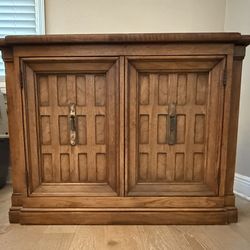 Wood cabinet 40”x13”x30”