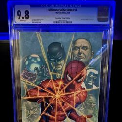 Ultimate Spiderman Issue #17 Virgin Edition 9.8 Cgc Graded