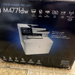 HP Color LaserJet Pro M477fdw – All-in-One Printer (used Once) 