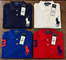 Polo Ralph Lauren Big Pony Custom Fit Polo Shirts – Size L