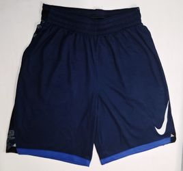 Nike Mens Medium Athletic Shorts Blue Camo 