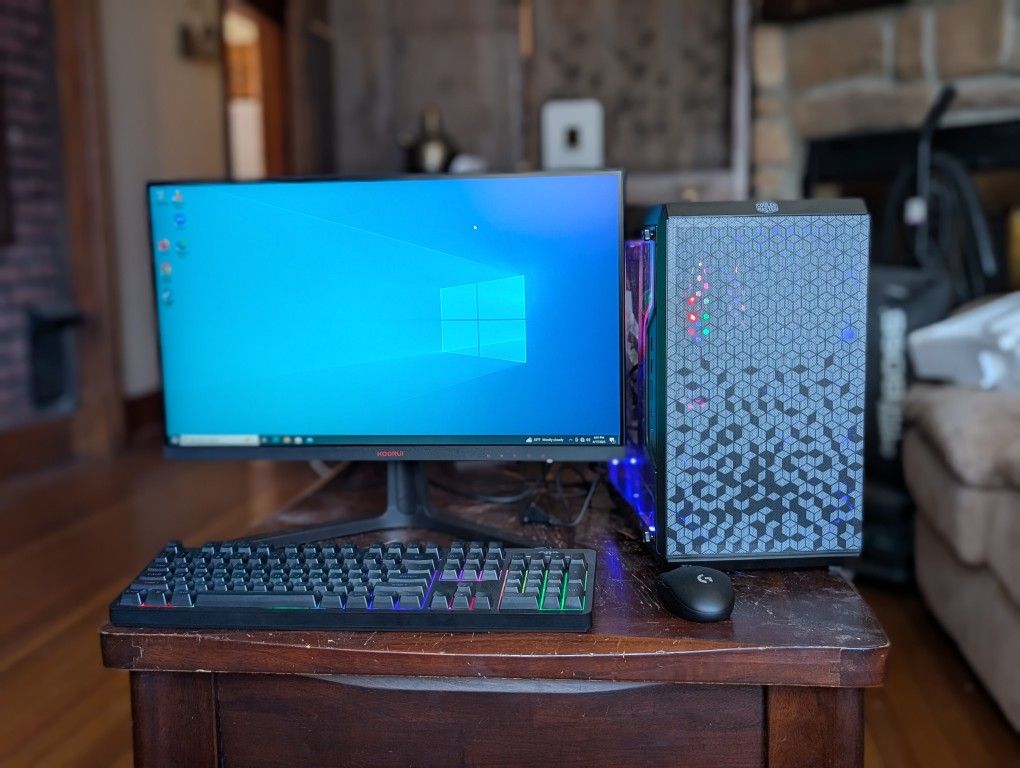 Nvidia Gaming PC, Monitor, keyboard and mouse