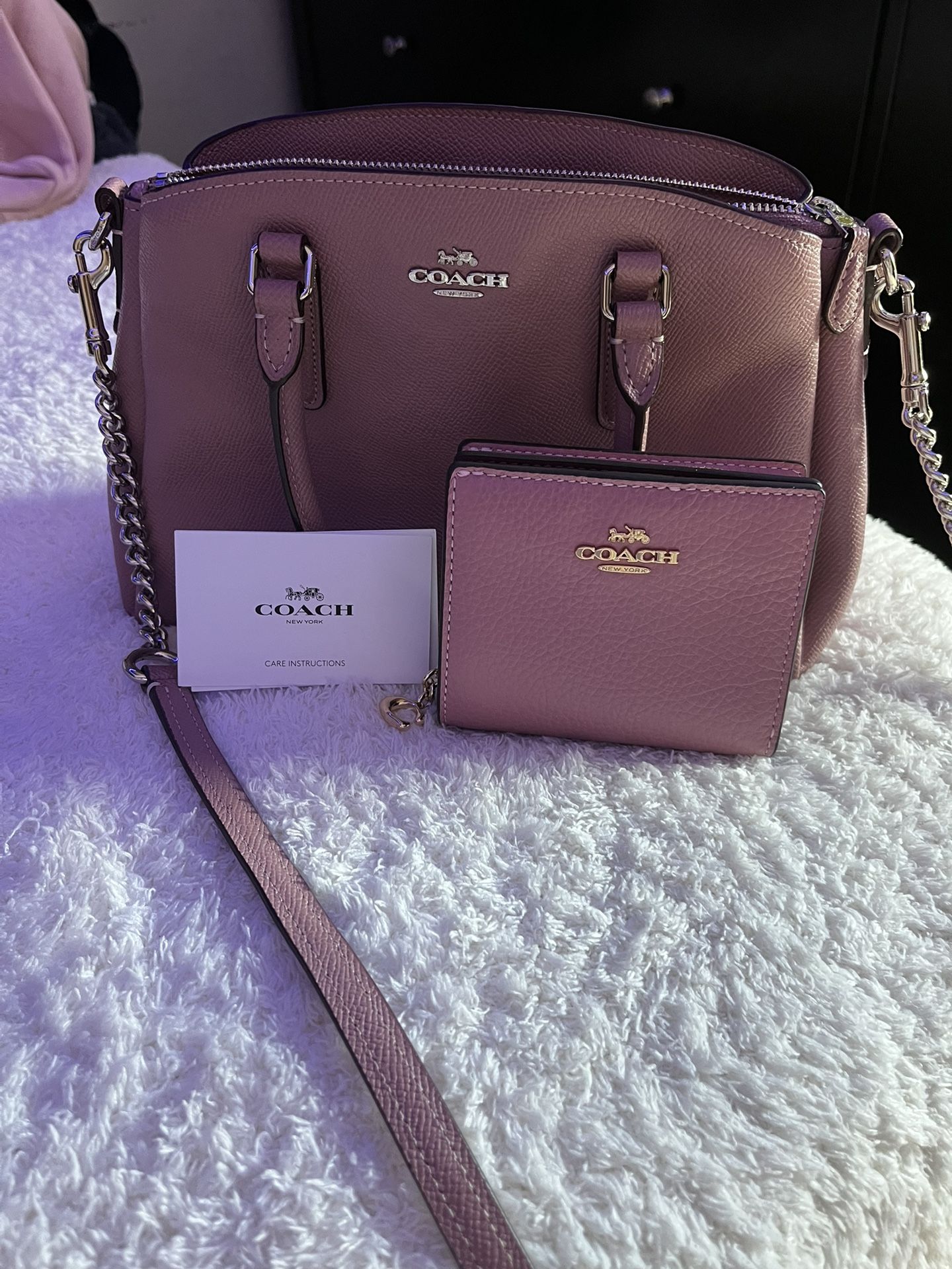 Coach Satchel Bag And Wallet Set